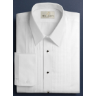 Neil Allyn 1/4" Pleated Lay Down Collar Tuxedo Shirt